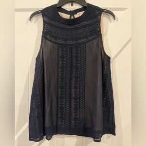 Sundance Navy Blue Tank Top